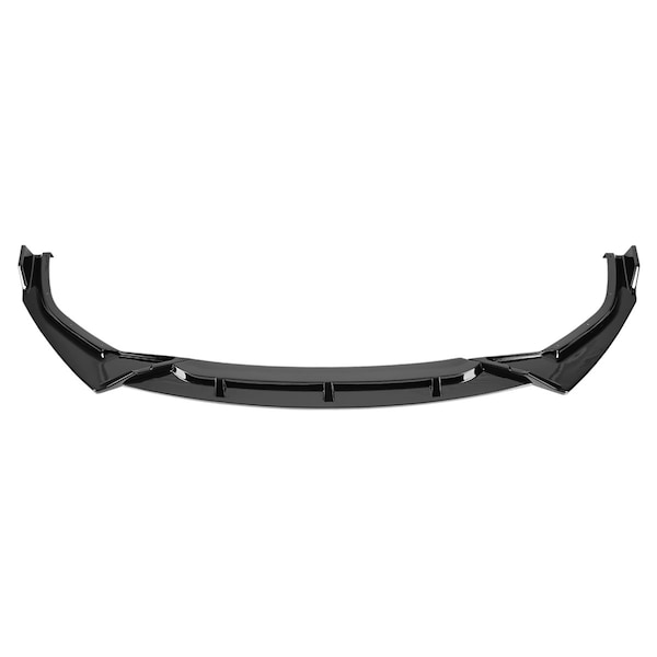 Spec-D Tuning 19-20 HONDA CIVIC SEDAN FRONT BUMPER LIP - GLOSSY BLACK LPF-CV19GB-AK - main